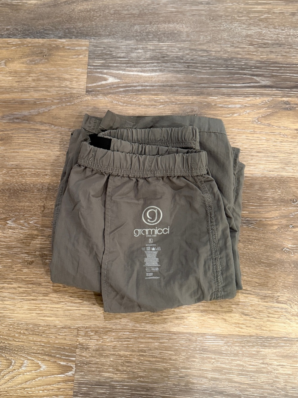 vintage gramicci lightweight nylon trail pants grey - large 29 - Picture 6 of 8